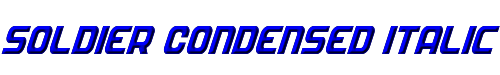 Soldier Condensed Italic 