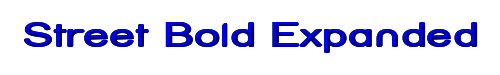 Street Bold Expanded 