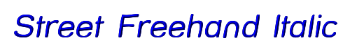 Street Freehand Italic 