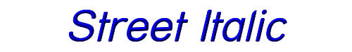 Street Italic 