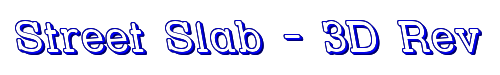 Street Slab - 3D Rev 