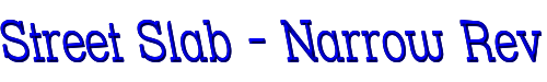 Street Slab - Narrow Rev 