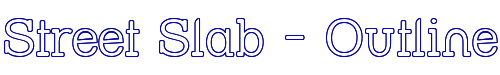 Street Slab - Outline 
