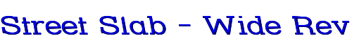 Street Slab - Wide Rev 