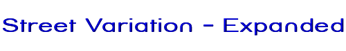 Street Variation - Expanded 