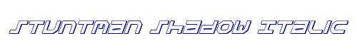 Stuntman Shadow Italic 