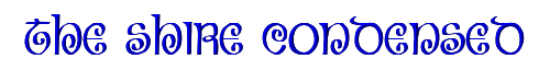The Shire Condensed 