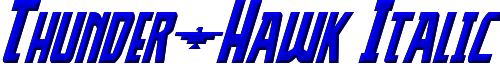 Thunder-Hawk Italic 