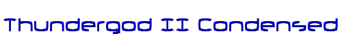 Thundergod II Condensed 