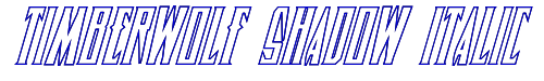 Timberwolf Shadow Italic 