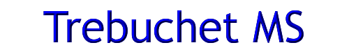 Trebuchet MS 