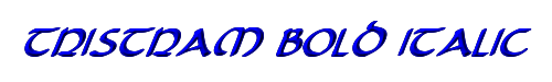 Tristram Bold Italic 