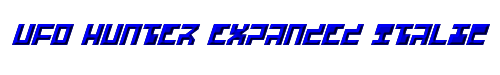 UFO Hunter Expanded Italic 