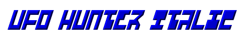 UFO Hunter Italic 