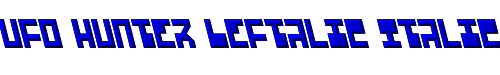 UFO Hunter Leftalic Italic 