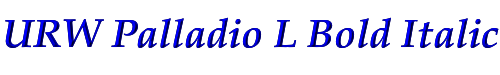 Click to use URW Palladio L Bold Italic URW Palladio L Bold Italic