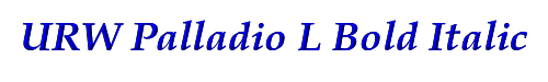 URW Palladio L Bold Italic 