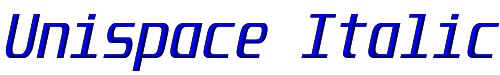 Unispace Italic 