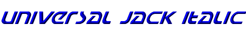 Universal Jack Italic 