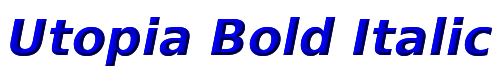 Click to use Utopia Bold Italic Utopia Bold Italic