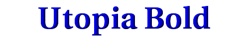 Utopia Bold 