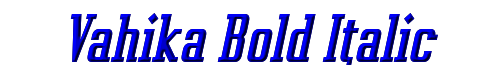 Vahika Bold Italic 