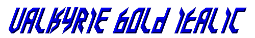 Valkyrie Bold Italic 