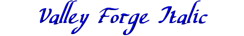 Valley Forge Italic 