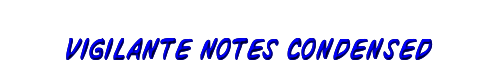 Vigilante Notes Condensed 
