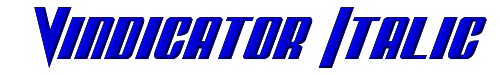 Vindicator Italic 