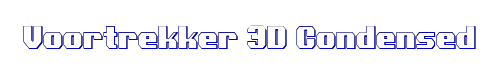 Voortrekker 3D Condensed 