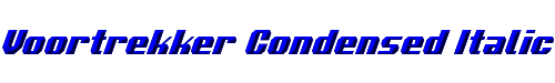 Voortrekker Condensed Italic 