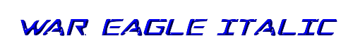 War Eagle Italic 