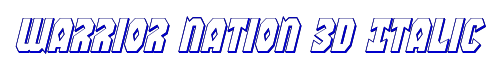 Warrior Nation 3D Italic 