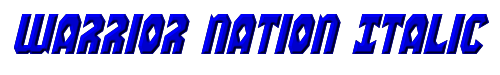 Warrior Nation Italic 