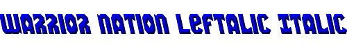 Warrior Nation Leftalic Italic 
