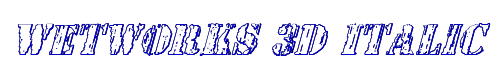 Wetworks 3D Italic 