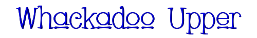 Whackadoo Upper 