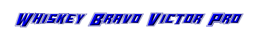 Whiskey Bravo Victor Pro 