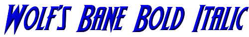 Wolf's Bane Bold Italic 