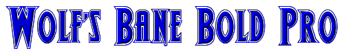 Wolf's Bane Bold Pro 