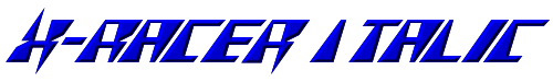 X-Racer Italic 