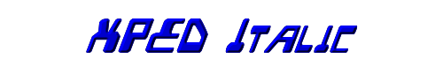 XPED Italic 