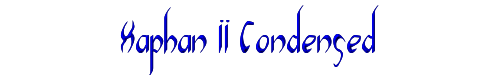 Xaphan II Condensed 