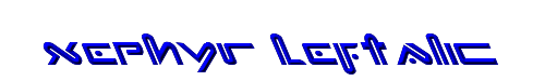 Xephyr Leftalic 