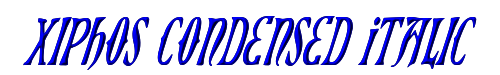 Xiphos Condensed Italic 