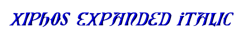 Xiphos Expanded Italic 