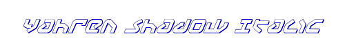 Yahren Shadow Italic 