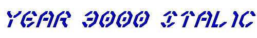 Year 3000 Italic 