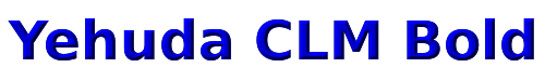 Yehuda CLM Bold 